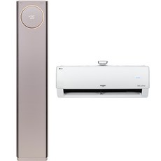 LG 인버터 58.5㎡(17.7평) + 18.7㎡(5.7평) 휘센 타워에어컨 프리미엄 일반배관 멀티형 FQ18PCNRA2 방문설치