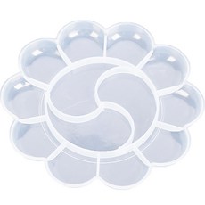 便攜式油畫調色板 P84 2型 15.5*15.5cm, 13格, 1個