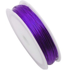 마다꾸미 컬러 공예철사 0.3mm x 50m, 19 퍼플, 1개