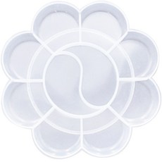 便攜式油畫調色板 P85 2型 13*13cm, 1個, 10格