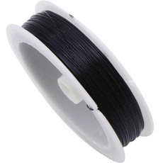 瑪達咕咪 彩色工藝鐵絲 0.3mmx50m, 1個, 21 黑色