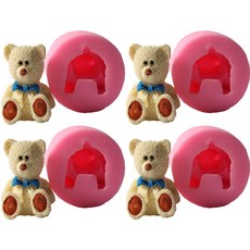 신신살롱 3D 곰돌이 몰드 4p