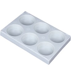 便攜式油畫調色板 P157 1型 21.5*14.5cm, 6個空格, 1個