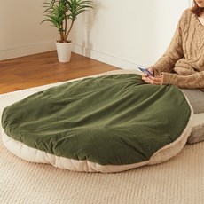 니토리 N WARM 코타츠 스타일 다용도 대형 쿠션, 카키