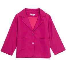 女童雙排扣短版夾克 CCV52GJK106