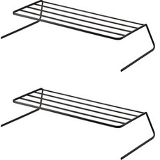 BELLOVIE 盤子整理架 2入, 黑色