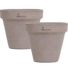 Garden in the City 義大利 Degrea Vaso Volcano 赤陶花盆 2入組, 火山