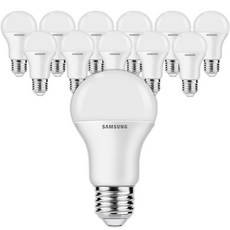 SAMSUNG 三星 3000K LED 燈泡 10.5W, 12個, 黃光色