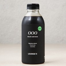 라운지엑스 000 디카페인 콜드브루 원액, 1개, 500ml