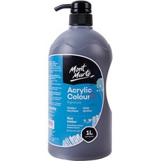 Bellian 專家用大容量按壓式壓克力顏料 生褐色, 1色, 1L