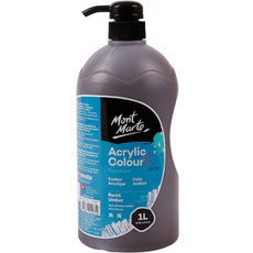 Bellian 專家用大容量泵壓式壓克力顏料 焦赭色, 1色, 1L