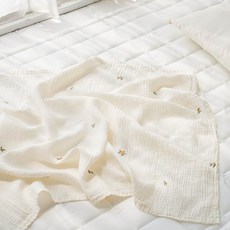 Uterus 嬰兒莫代爾紗布被, 橄欖款