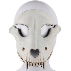 Maket Gamseong 萬聖節羊骨角色扮演可變造型, 1個, 白色