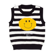 女童款笑臉針織背心 CCV54GVS187