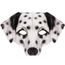 Maket Gamseong 萬聖節動物面具, 斑點狗, 1個