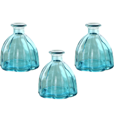 솔브리빙 아로마 테라피 유리 디퓨저 용기 3p, 블루, 100ml