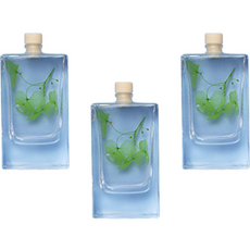 質感設計擴香瓶容器 3入, 100毫升, 透明