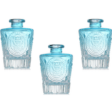 솔브리빙 아로마 테라피 그라데이션 유리 디퓨저 용기 3p, 블루, 130ml
