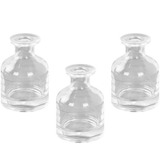 質感設計擴香瓶空瓶容器 9號款 3入, 100毫升, 透明