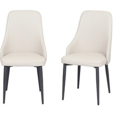 도리퍼니처 Beryl 식탁 의자 2p, 아이보리
