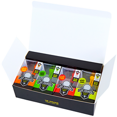 升級版高度可調瞄準刻度高爾夫球座 4支入, 黃色, 綠色, 橙色, 紅色