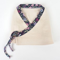 Amylovespet 寵物 GL 花朵背心 韓服 上衣, 象牙白