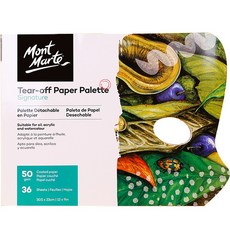 Bellian 專家用雙面紙質調色盤 36張, 1個