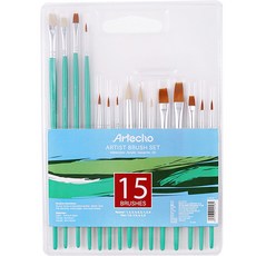 Artecho Belian 專業美術用品混合畫筆套組 15 B 型, FREE, 1套