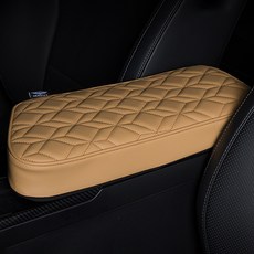 VENDICT EV6 中央扶手箱靠墊, 馬鞍棕, 1個