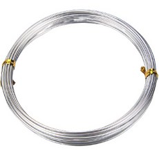 마다꾸미 에나벨 공예철사 1.5mm x 5m, 01 실버, 1개