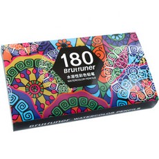 Brutfuner水性彩色鉛筆組, 180色, 1組
