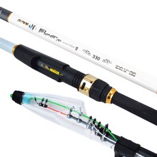 HAIDON 海東 Beka Squid 2 白帶魚路亞釣竿 330, 白色 + 黑色