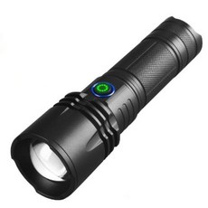 Bizon露營戶外P50 LED手電筒, 黑色, 1個