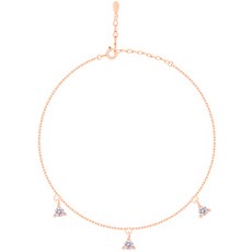 밀튼스텔리 여성용 실버 팔찌 MSJ-SB170078RGWQ