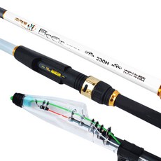 HAIDON 海東 Beka Squid 2 白帶魚路亞釣竿 230, 白色 + 黑色