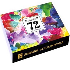 Brutfuner 油性彩色鉛筆組, 72色, 1組