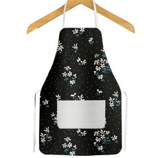 Cloud 美術圍裙 灰色 口袋, 9