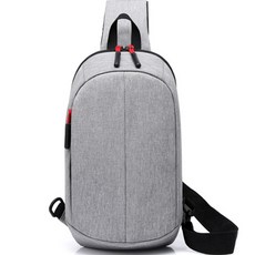 WIDOHOME 休閒膠囊休閒斜背包, 灰色