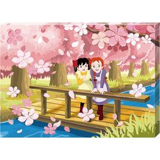 Toynpuzzle 彩繪 紅髮安妮 春天 DIY 繪畫 PT46-101, 混合顏色, 1個