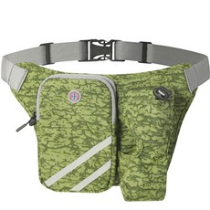 Widerhome 復古圖案運動口袋斜背包, 綠色, 1個