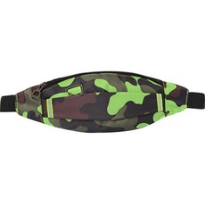 WIDERHOME 軍事風輕薄運動腰包, 綠色