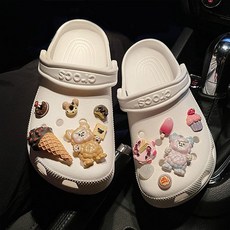 多彩人物洞洞鞋鞋扣12件組