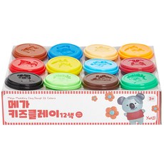 캐스비 아트스쿨 메가 키즈 클레이 200g x 12종 세트 2270, 혼합색상, 1개