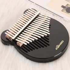 拇指琴 17鍵 熊 黑色