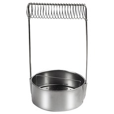 不鏽鋼油畫洗筆筒 04 夾式油畫筆架