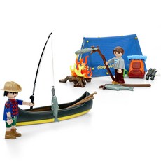 플레이모빌 캐리 케이스 캠핑 완구 세트 9323, 1세트