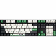 VARMILO V2 PANDA R2 PBT染料昇華英文鍵盤紅色夾頭, VA108M, 混合顏色, 一般型