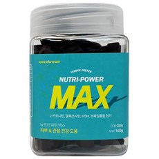 코코브라운 강아지 뉴트리파워맥스 피부 영양제, 뼈/관절강화, 150g, 1개