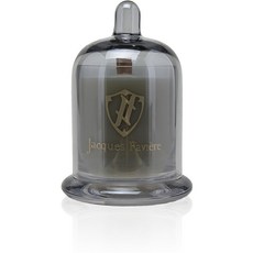 Jacques Favier 黑色玻璃圓頂大豆蠟燭 200g, 麝香木, 1個