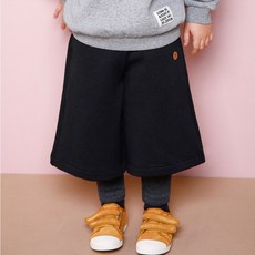 JELISPOON 童款時尚刷毛假兩件長褲打底褲